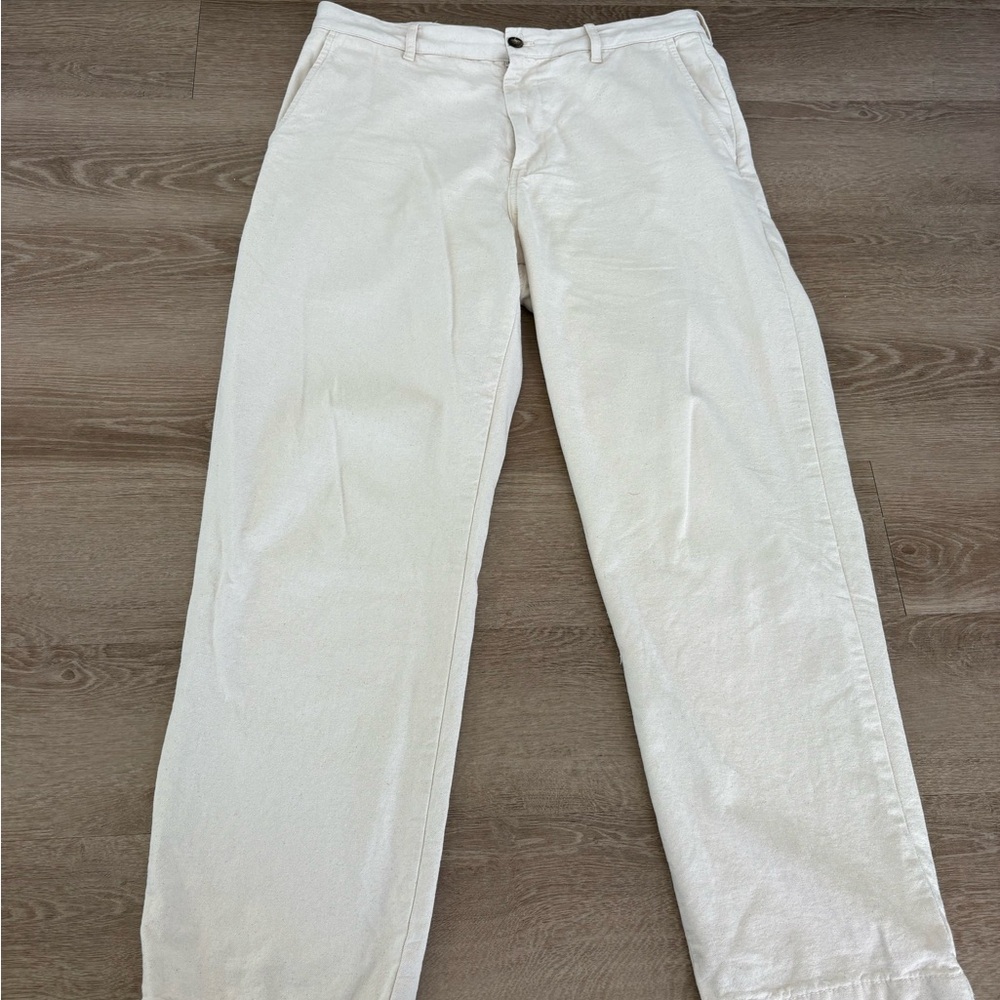 Zara White Chinos for Men